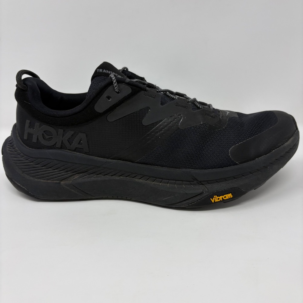 Hoka Transport Women's Size 8.5 Black Trail Running Shoes (1123154 BBLC)